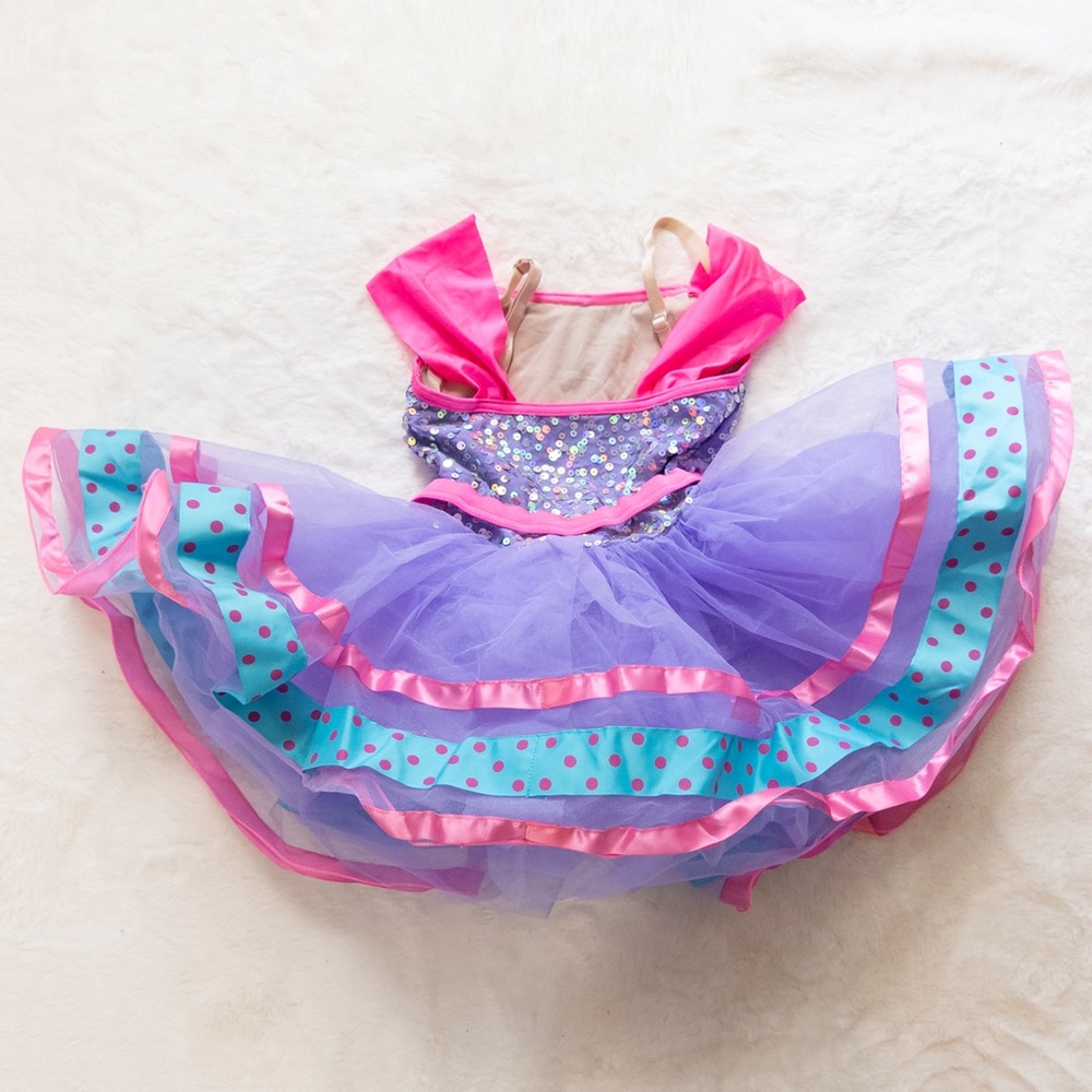 Sparkling Pink and Purple Kids Costume - Picture 3 of 6